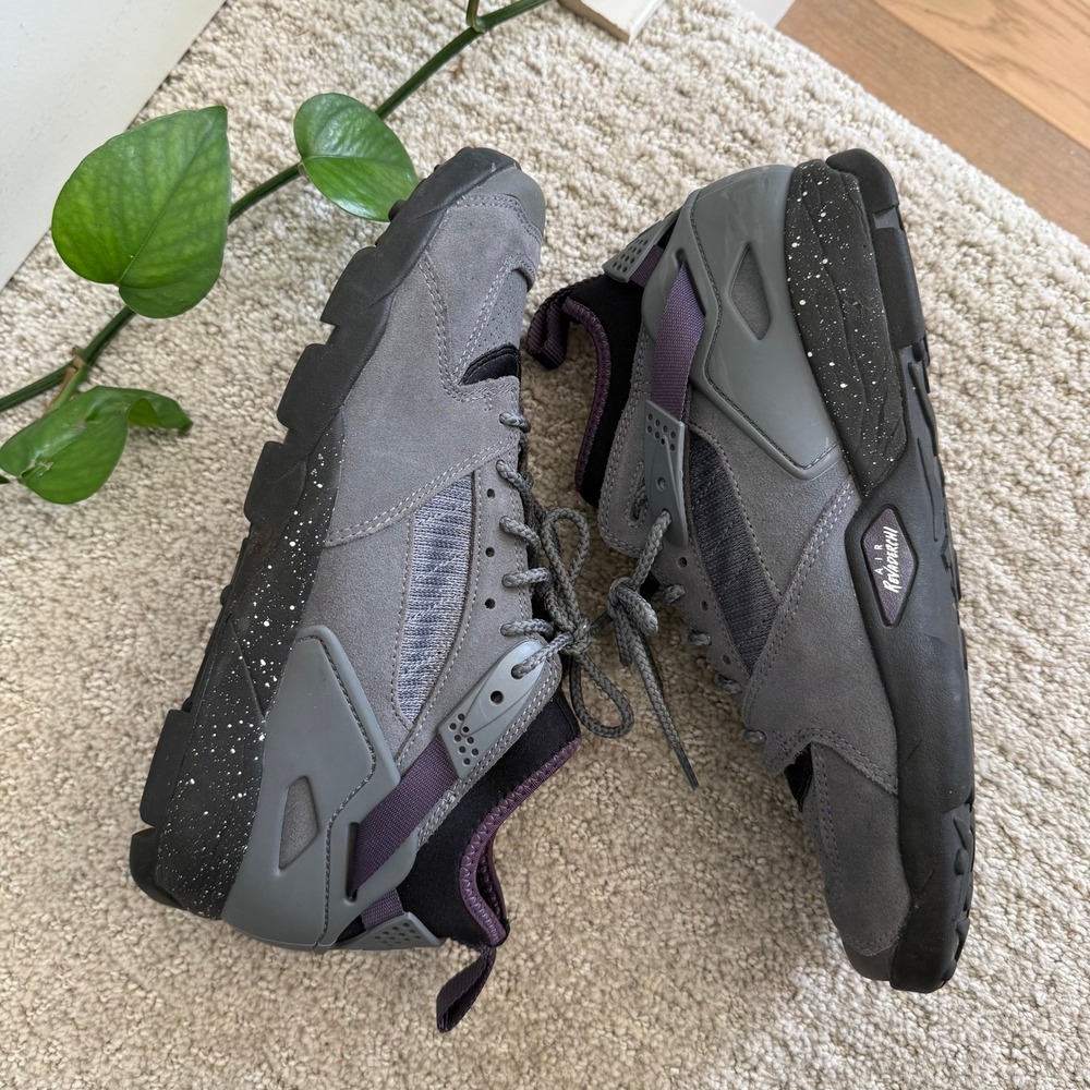 Nike Air Revaderchi AR0479-004 Men 8.5 Sneakers FLINT GREY BLACK‎ ABYSS HIKING